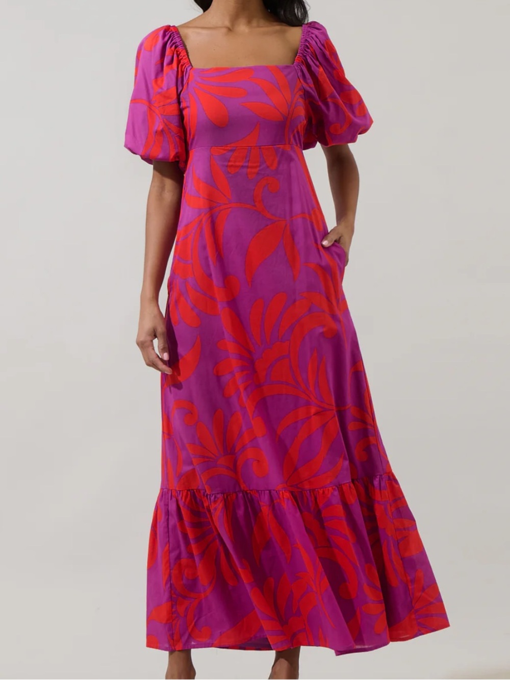 Sugarlips Arona Floral Xena Maxi Dress